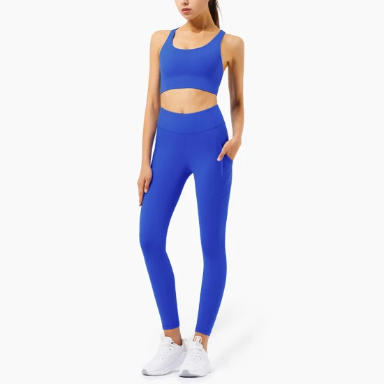 Top Quality Hot Selling Athletic Workout Training Yoga Fitness Gym Running Outfit Active Sports Wear Customized