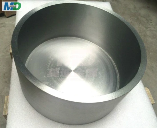 Pure Tungsten W1 99.95% Pot Crucible for Rare Earth Melting